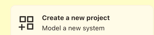 Creating a new project