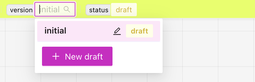 Editor version draft