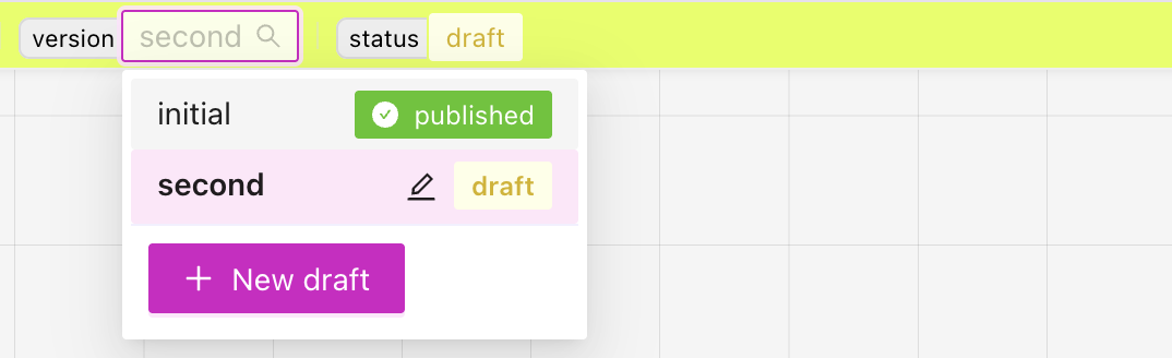 Editor version draft