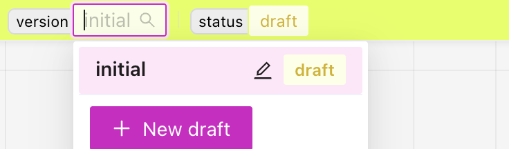 Managing model versions